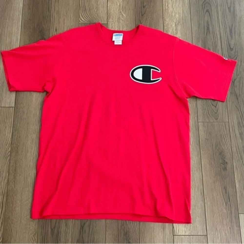 Champion‎ Red Big Logo T Shirt